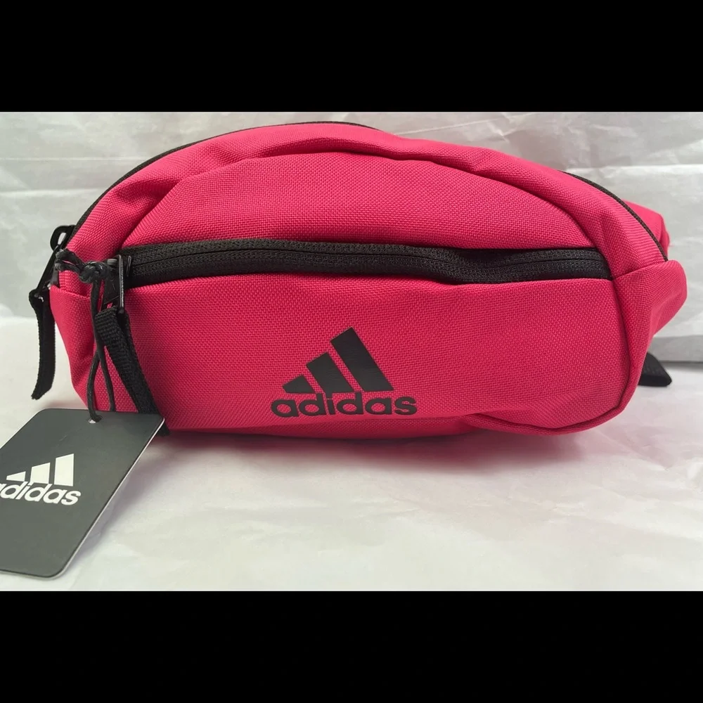 Adidas waist sport bag Pink /Black - Picture 6 of 12